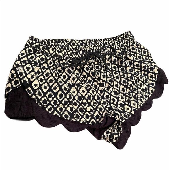 Indigo Rein Navy/White  Printed Shorts Sz Small - Picture 1 of 12